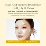 Medicube Jelly Gel Mask ✨ Kojic Acid & Turmeric Glow Mask – Buy 1 Get 1 Free (8 Sheets) - Image 5