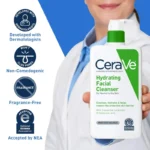 CeraVe Hydrating Facial Cleanser Normal To Dry Skin- 237 ml - Image 3
