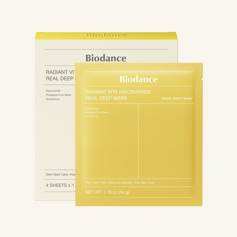 radiant-vita-niacinamide-real-deep-mask-2026-04-20-05-40-44-7910 Biodance Radiant Vita Niacinamide Real Deep Mask- 2 Box 8 pcs - Image 1